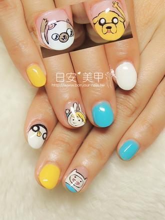 台北東區美甲 日安美甲:手繪探險活寶光療指甲Bonjour Nail Salon
