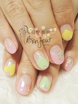 反法式KiKiLaLa光療指甲 - 台北東區指甲彩繪:日安美甲 Bonjour Nail Salon