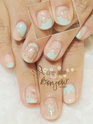 KiKiLaLa反式愛心光療指甲 - 台北東區指甲彩繪:日安美甲 Bonjour Nail Salon