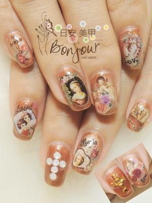 聖母天使風光療指甲 - 台北東區美甲指甲彩繪:日安美甲 Bonjour Nail Salon